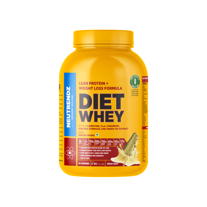 Neutrendz Diet Whey 30g Protein 2kg Malai Kulfi