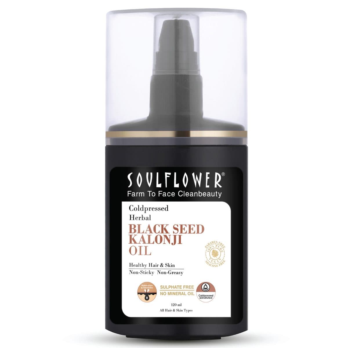 Soulflower Coldepressed Herbal Black Seed Kalonji Oil — image 1