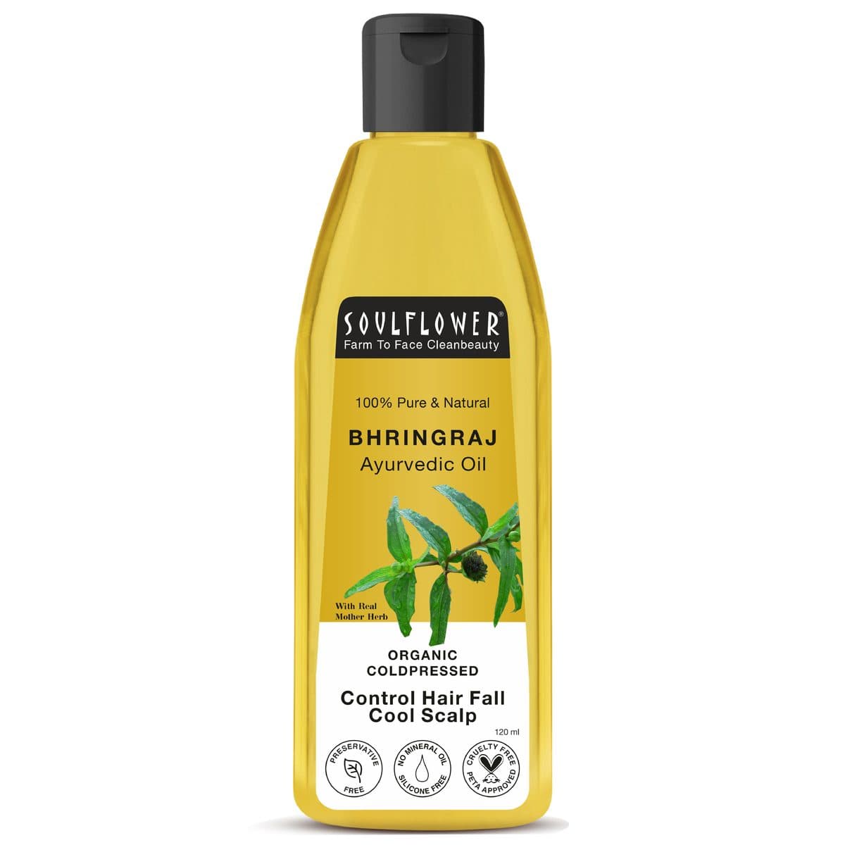 Soulflower Coldpressed Bhringraj Carrier Oil