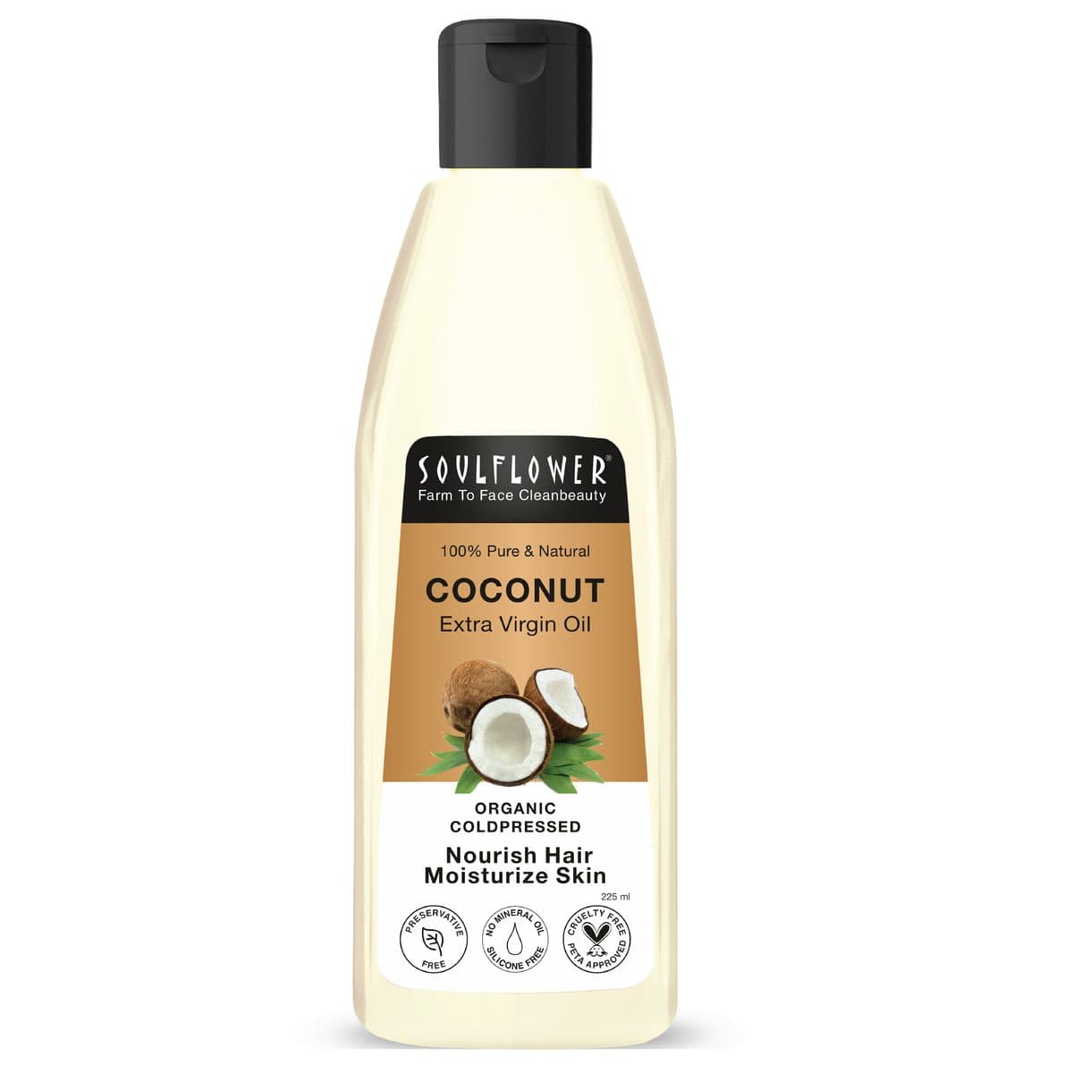 Soulflower Coldpressed New Coconut Carrier Oil — image 1
